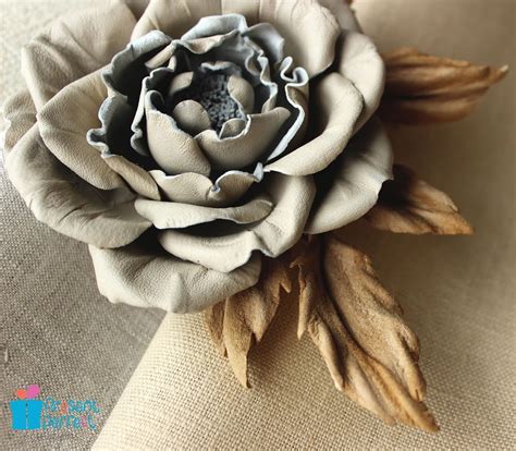leather flower tutorial archives presentperfect creations silk