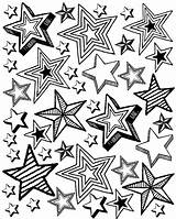 Coloring Printable Patriotic Pages Star Party Stars Adult Color Getcolorings July Sheets Choose Board sketch template