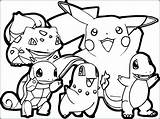 Coloring Pokemon Pages Cool Pikachu Printable Color Print Happy Getcolorings sketch template