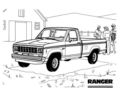 ford truck coloring coloring pages