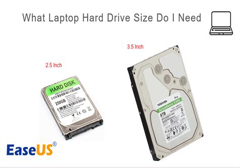 laptop hard drive size     full guide