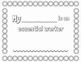 Workers sketch template