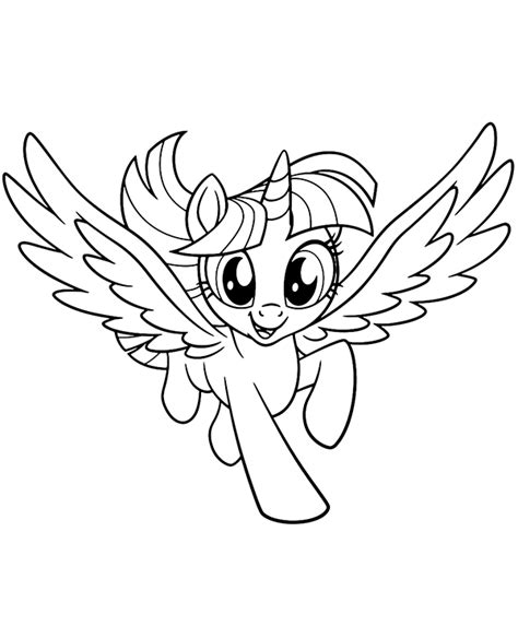 pony coloring page  girls