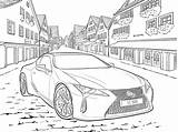 Lexus Colouring Car Lc Japanese Own Racing Edo 1603 Ukiyoe 1868 Woodblock Period Illustrations Inspired Prints Traditional Which These sketch template