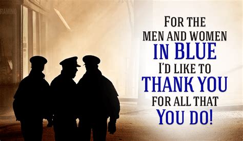 to our men and women in blue thank you ecard free facebook ecards