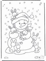 Schnee Neige Snowman Bonhomme Ausmalbild Neve Lapins Wintertiere Konijntjes Sneeuwpop Enfants Funnycoloring Colorear Noël Zima Kolorowanki Coniglietti Pupazzo Coelho Boneco sketch template
