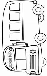 School Bus Coloring Clipart Kids Pages Preschool Back Printable Cliparts Color Outline Buses Side City Sheets Colouring Drawing Transportation Bigactivities sketch template