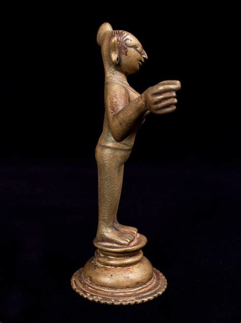 18th 19th Century Lost Wax Cast Bronze Radha Wife Of