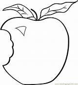 Apple Coloring Bitten Bite Drawing Clipart Pages Template Apples Applie Candy Printable Kids Colouring Food Clipartmag Coloringpages101 Print Paintingvalley Choose sketch template