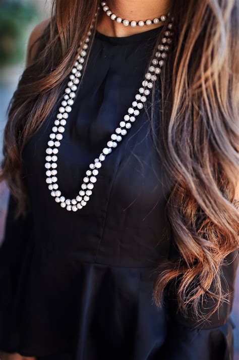 All Black Outfit Southern Curls And Pearls