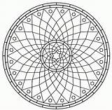 Therapeutic Mandala sketch template