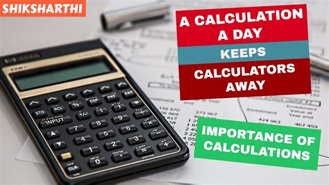 important  calculations  mathematics  calculation  day  calculators