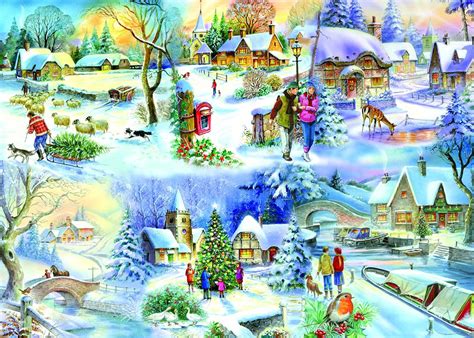 Snowy Afternoon 500 Lge Pc Jigsaw Puzzle From Hop