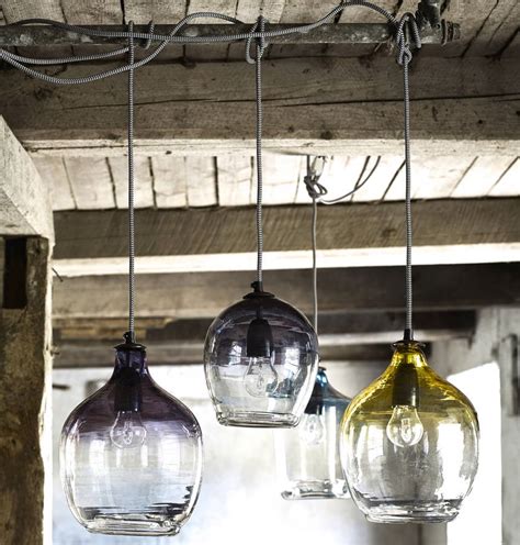 Eclectic Hand Blown Glass Pendant Lights By The Forest And Co