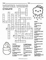 Crossword Winter Puzzle Worksheet Christmas Puzzles Kids Print Fun Worksheets Activity Finisher Early Teacherspayteachers Word Holiday Activities Words Vocabulary Games sketch template