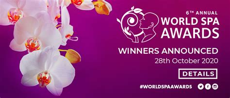 world spa awards to unveil 2020 winners on 28th october world spa awards