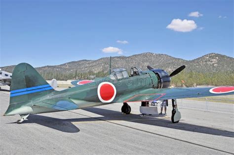 japanese  fighter editorial stock image image  military