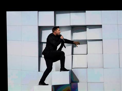 eurovision 2016 dami im flies australian flag russia s sergey lazarev