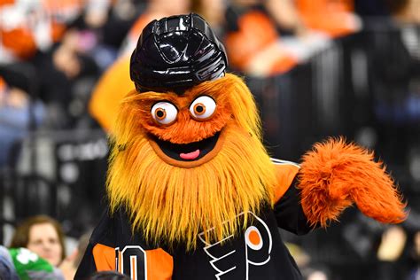 philadelphia flyers mascot gritty accused  assaulting  year  fan crime news
