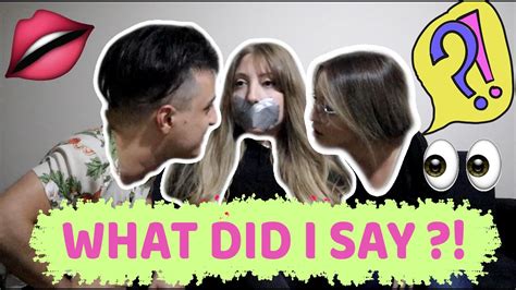 what did i say challenge ağız bantlı konuşma oyunu oynadık🤐 youtube