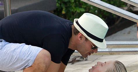 Ryan Seacrest And Julianne Hough Kissing At Pool In Miami Popsugar