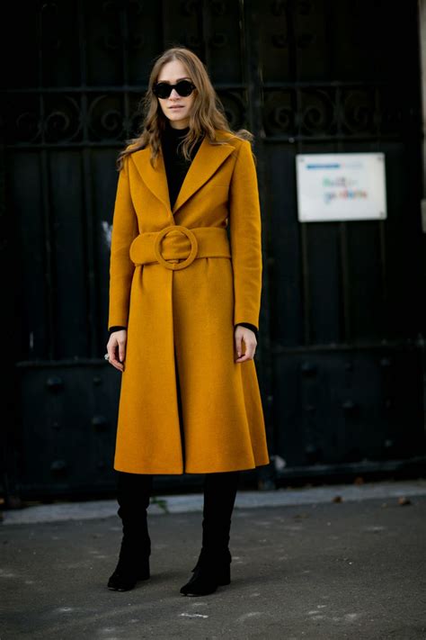 fashion week street style trend shades of yellow the front row view