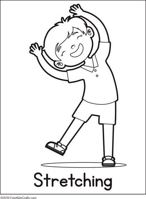image  physical activity coloring pages physical activities
