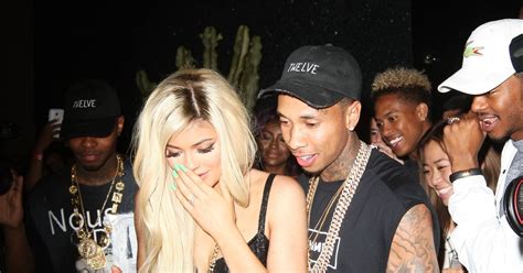 watch as tyga presents kylie jenner with a 320 000 ferrari at her 18th birthday mirror online