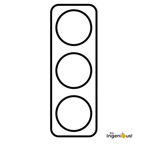 ultimate traffic light coloring page  toddlers  ingenious