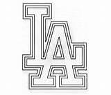 Dodgers Angeles Starklx sketch template