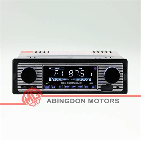retro  car stereo abingdon motors mg city
