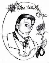 Phantom Opera Coloring Pages Colouring Getcolorings Printable Color Getdrawings sketch template