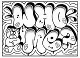 Coloring Pages Street Graffiti Getdrawings sketch template