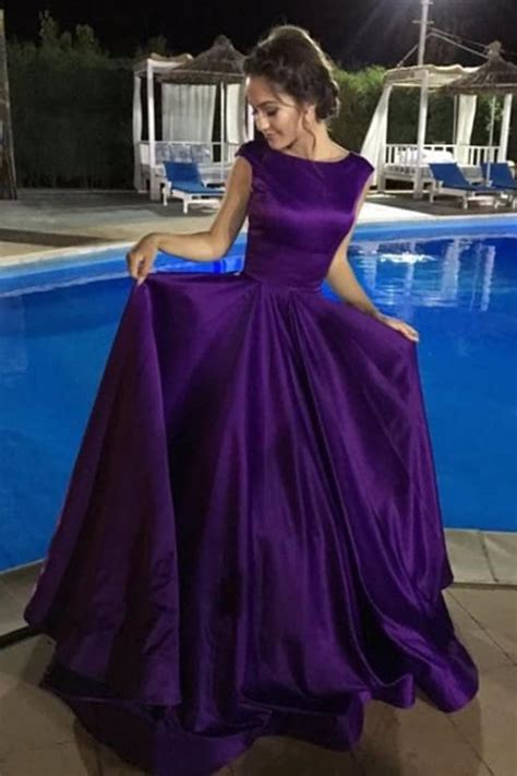 Purple Prom Dresses Backless Prom Dresses Charming Prom Dress Long Prom