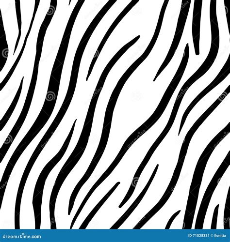 zebra stripes seamless pattern print design stock vector