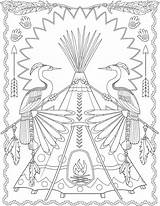 Book Native Coloring American Pages Designs Dover Mandala Publications Colouring Adult Creative Patterns Printable Color Doverpublications Animals Sheets Haven Visit sketch template
