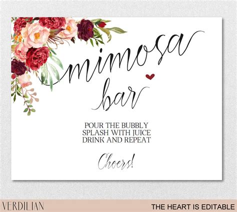 mimosa bar printable printable word searches