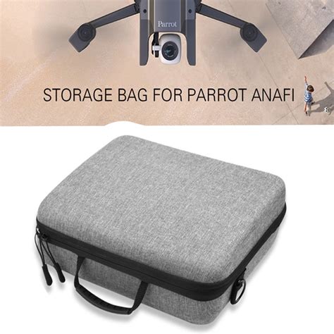 shoulder carrying case  parrot anafi drone bag handbag portable storage travel battery