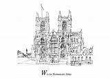 Abbey Westminster London Alphabet Stephen Wiltshire Drawings Prints Original City sketch template