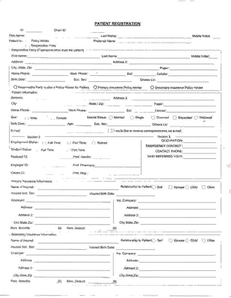 medical office forms templates printable artofit