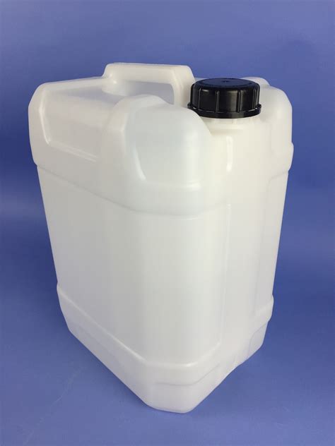 natural hdpe  litre jerrycan stackable sr bristol plastic