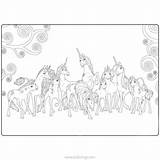 Unicorn Onchao Xcolorings sketch template
