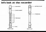 Recorder Values sketch template