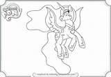 Nightmare Moon Coloring Pages Luna Pony Little Mlp Printable Color Getcolorings Library Clipart Getdrawings Popular sketch template