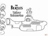 Submarine Beatles Submarino Amarillo Tudodesenhos Celebritys Supercoloring Amarelo sketch template