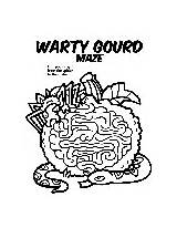 Maze Desert Warty Gourd Crayola Coloring Au sketch template