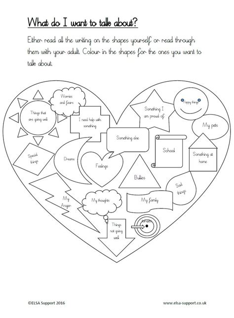 art therapy worksheets  kids