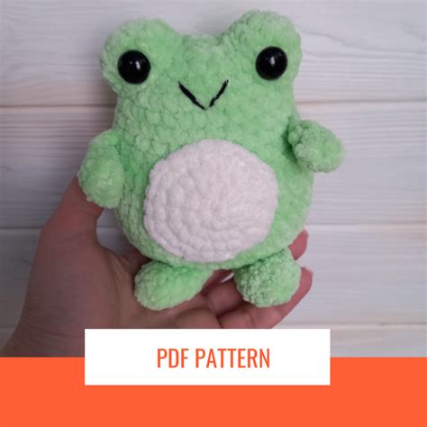 craft supplies tools home hobby crochet frog squishmallow plushie