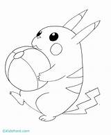 Pikachu Coloring Pages Comments Gif sketch template