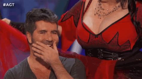 simon cowell lol by america s got talent find and share on giphy